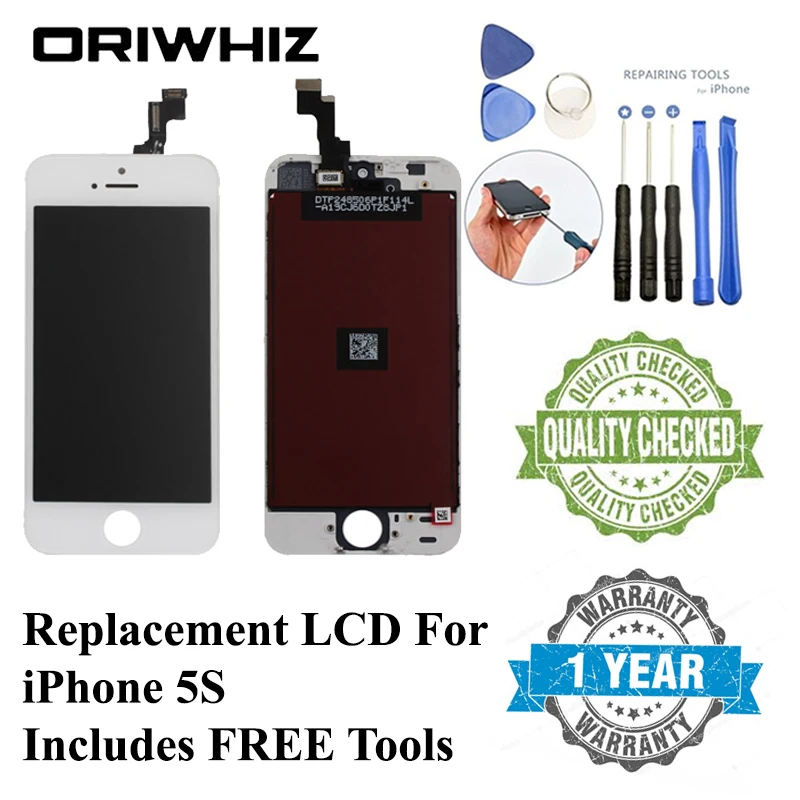 ORIWHIZ LCD For iPhone 5C 5S 6S 8 Display Touch Screen With Digitizer Replacement Assebmbly Frame | Мобильные телефоны и