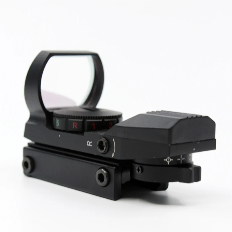 Huntin 20 мм Ferroviaire Lunette Chasse Optique holographhique Chaude Red Dot Sight Reflex 4 Tactique Fusil de Hot SalRed | Спорт и