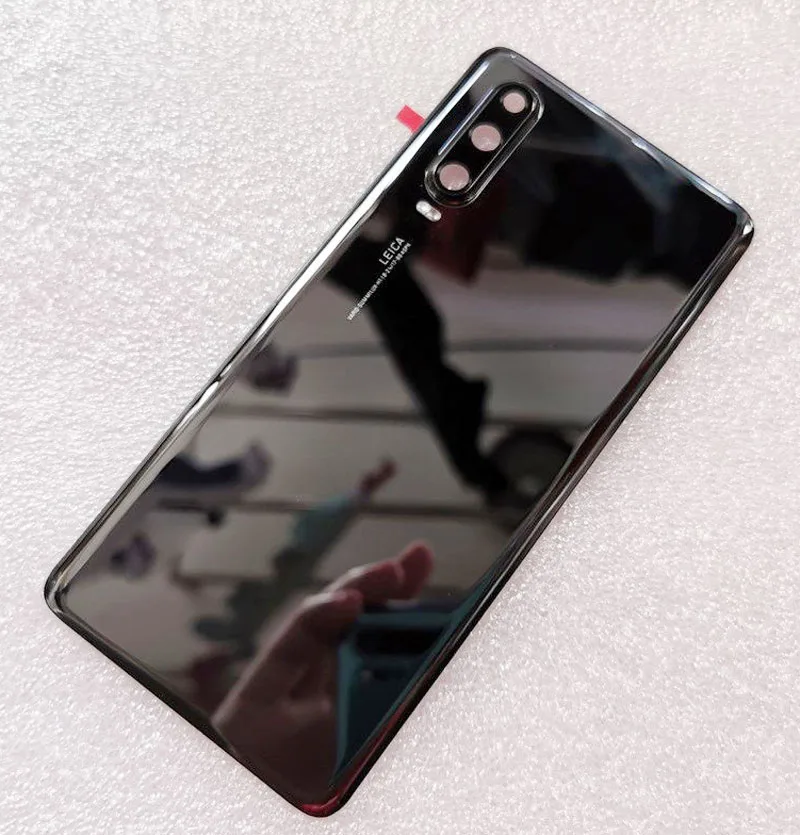 Оригинальное качество для huawei P30 p30 pro задняя крышка батарейного отсека p30 lite задняя дверь стеклянный корпус чехол+ клейкая наклейка ремонт части