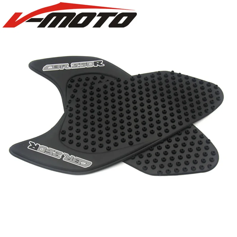 Антискользящий налет на бак мотоцикла For Honda CBR 250 2010-2015 CBR250, боковые захваты коленей на топливном баке, защитные наклейки Traction Pads Protector Stickers, новые.