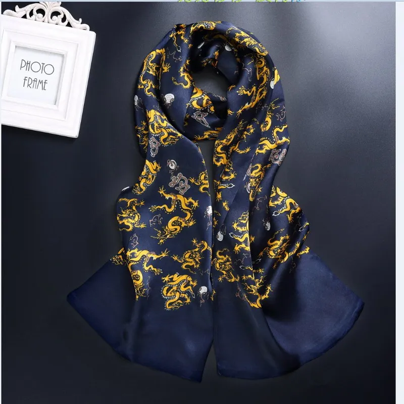 New Vintage Silk Men Cravat Scarf Fashion paisley check flowers 2 Layer dot Pure Silk Satin Neckerchiefs 75 colors #4055