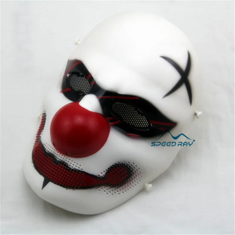 Клоун череп маска Тактический Маски для век Пейнтбол Маска воздух мягкий CS игры