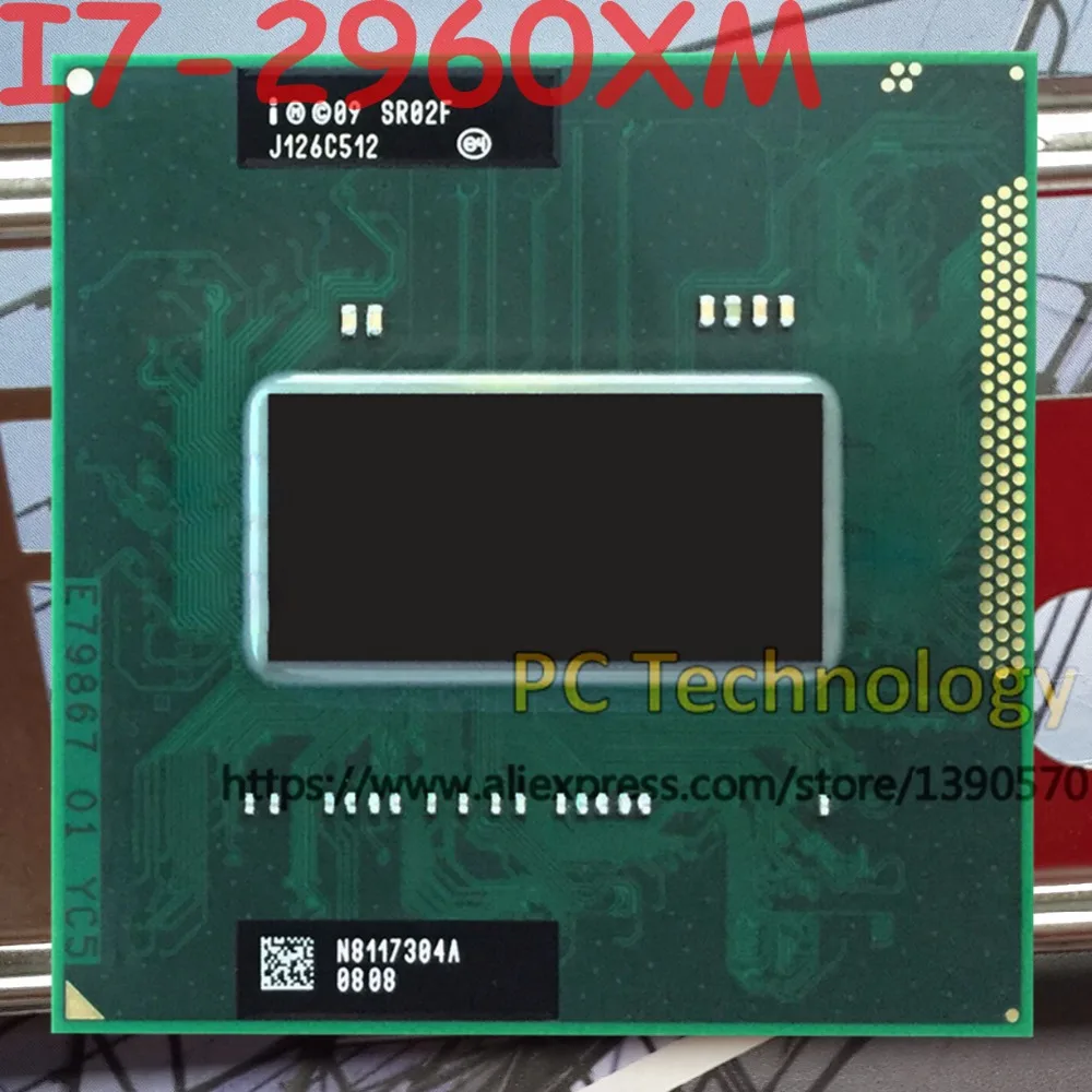 Оригинальный процессор Intel Core I7 2960XM ЦПУ PGA988 для ноутбука 2 70 ГГц L3 = 8 Мб