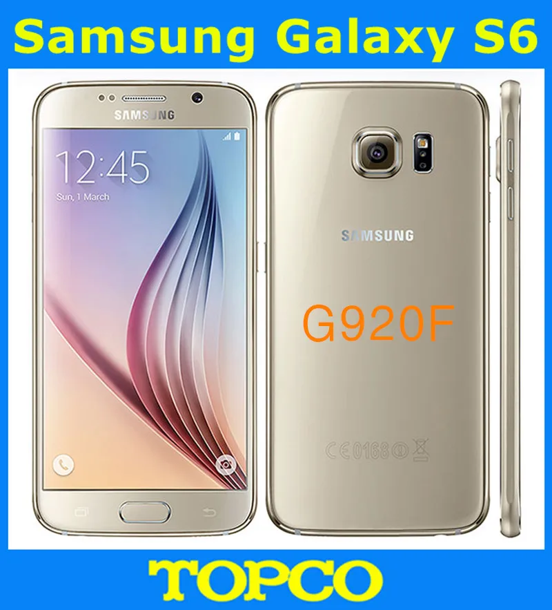 Samsung Galaxy S6 G920F Оригинальный разблокированный 4G GSM Android мобильный телефон