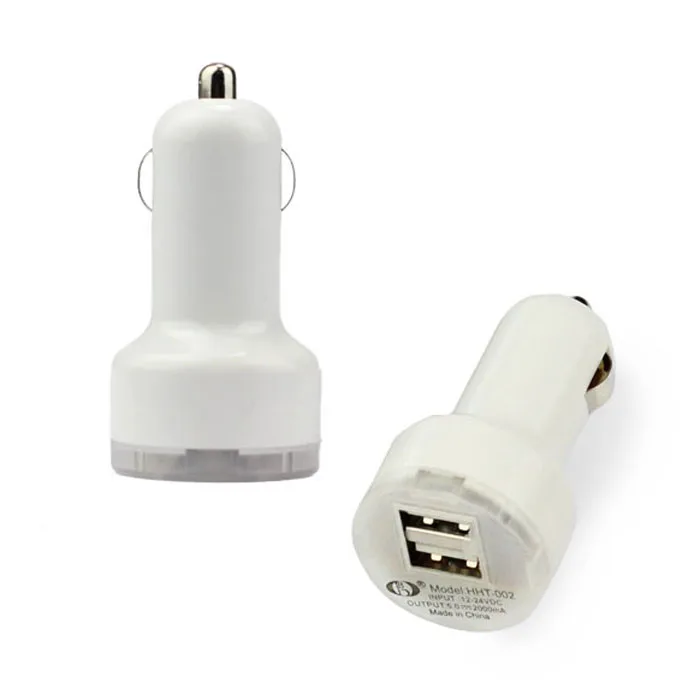 Автомобильное зарядное устройство Qualcomm с двумя usb портами для быстрой зарядки