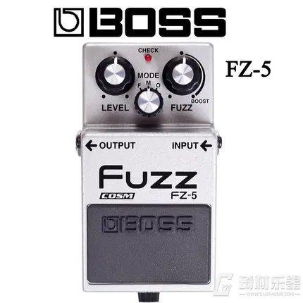 

Boss Audio FZ-5 Fuzz педаль с винтажными тонами, технологией COSM, повышенным контролем и металлическим корпусом