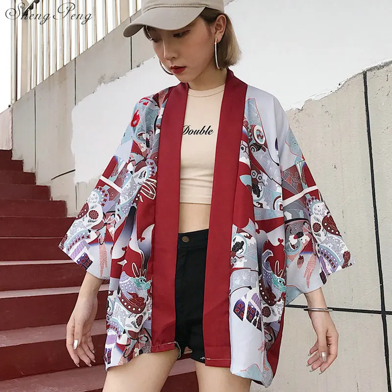 Шифоновая плетеная блузка Harajuku BF в японском стиле с перьями для мужчин и женщин