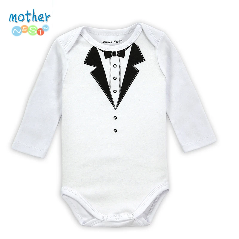 Бренд Mother Nest 2014 модный осенний костюм джентльмена с длинным рукавом для