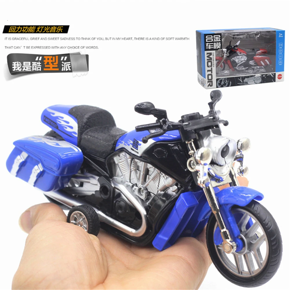 Новая высокая имитация сплава литья под давлением 1:18 Harley Road King специальный