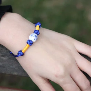 Новый керамический браслет ручной работы с художественным рисунком