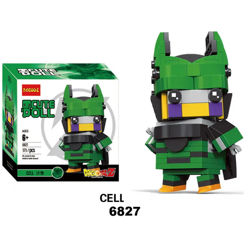 Decool 6841-46 superboy gamora DC super heros brickheadz фигуры кирпичные головки модели комплектов конструкторов