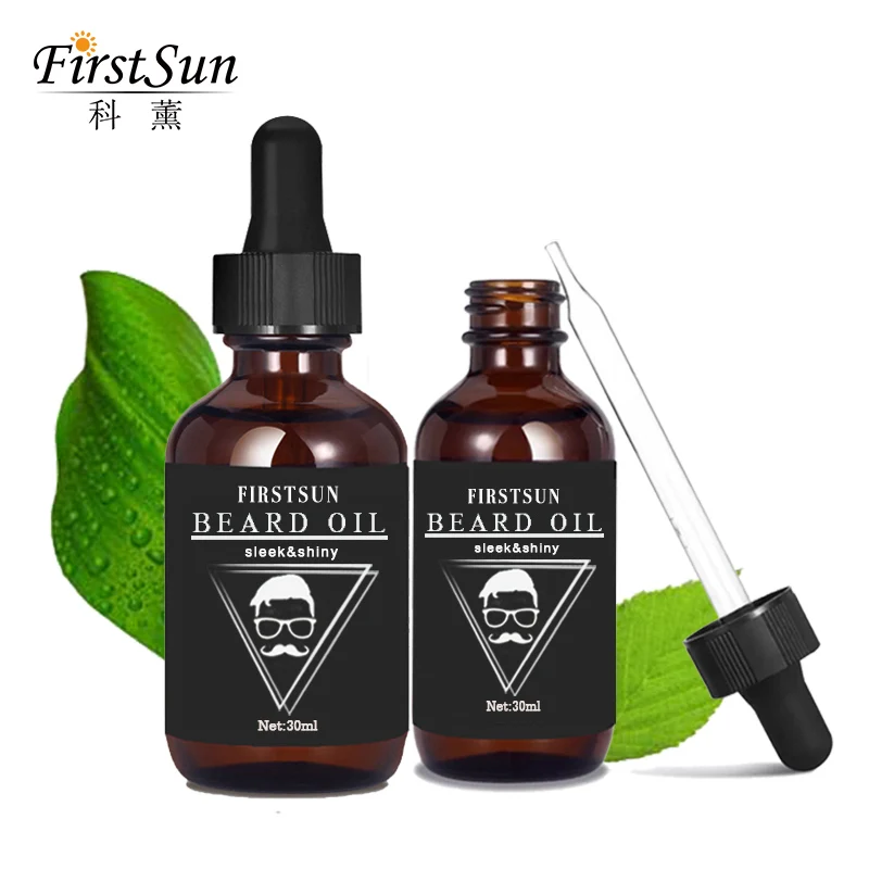 

2 pcs Natural Organic Beard Oil Smooth Shiny Handsome Mustache Oil Growth Moisturizing Facial Treatment Oil Anti Hair Loss