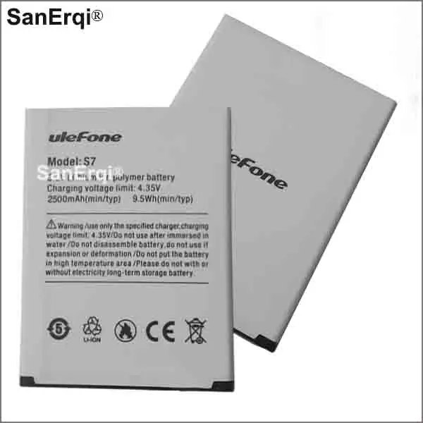 Аккумулятор для Ulefone S7 аккумулятор 2500 мАч 5 0 дюйма с длительным временем работы в