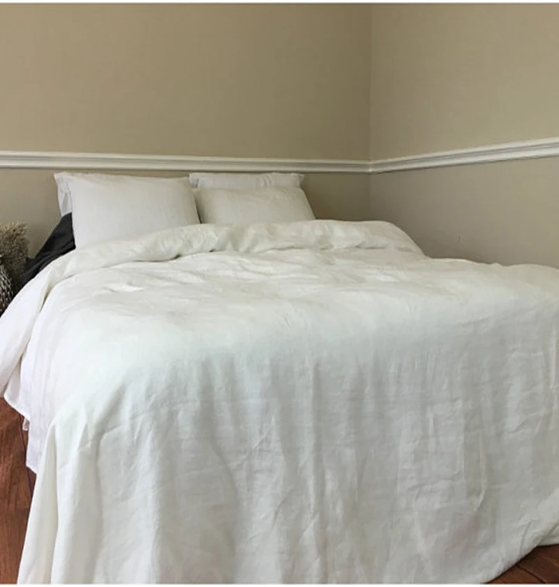 Постельное белье из чистого льна 96x108 дюймов|french linen duvet|bed duvetduvet cover full |