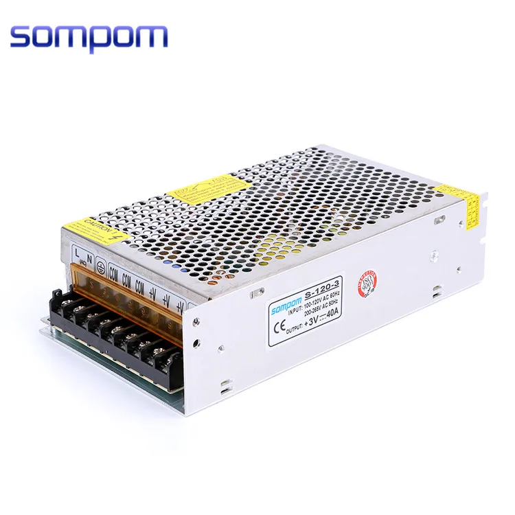 Sompom высокое качество постоянное напряжение 110 В 220 вход в DC 3 5A 10A 20A 30A 40A 60A