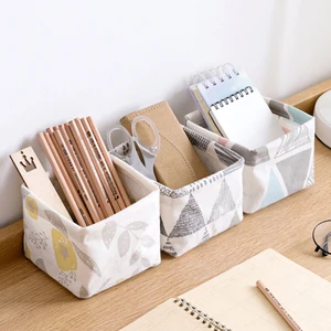 Корзина для хранения, ящик для хранения различных предметов, органайзер для косметики, канцелярские принадлежности, контейнер для хранениякорзина для белья, складная, Новинка