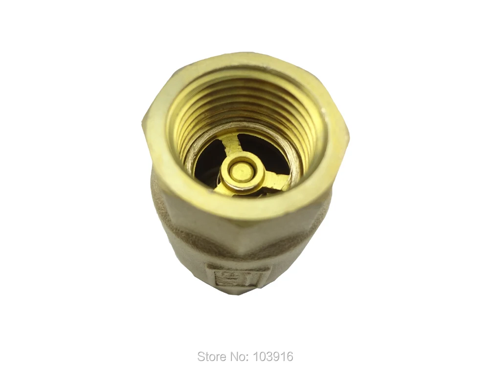 Бесплатная доставка DN15 1/2 &quotлатунный обратный клапан вертикальный для воды