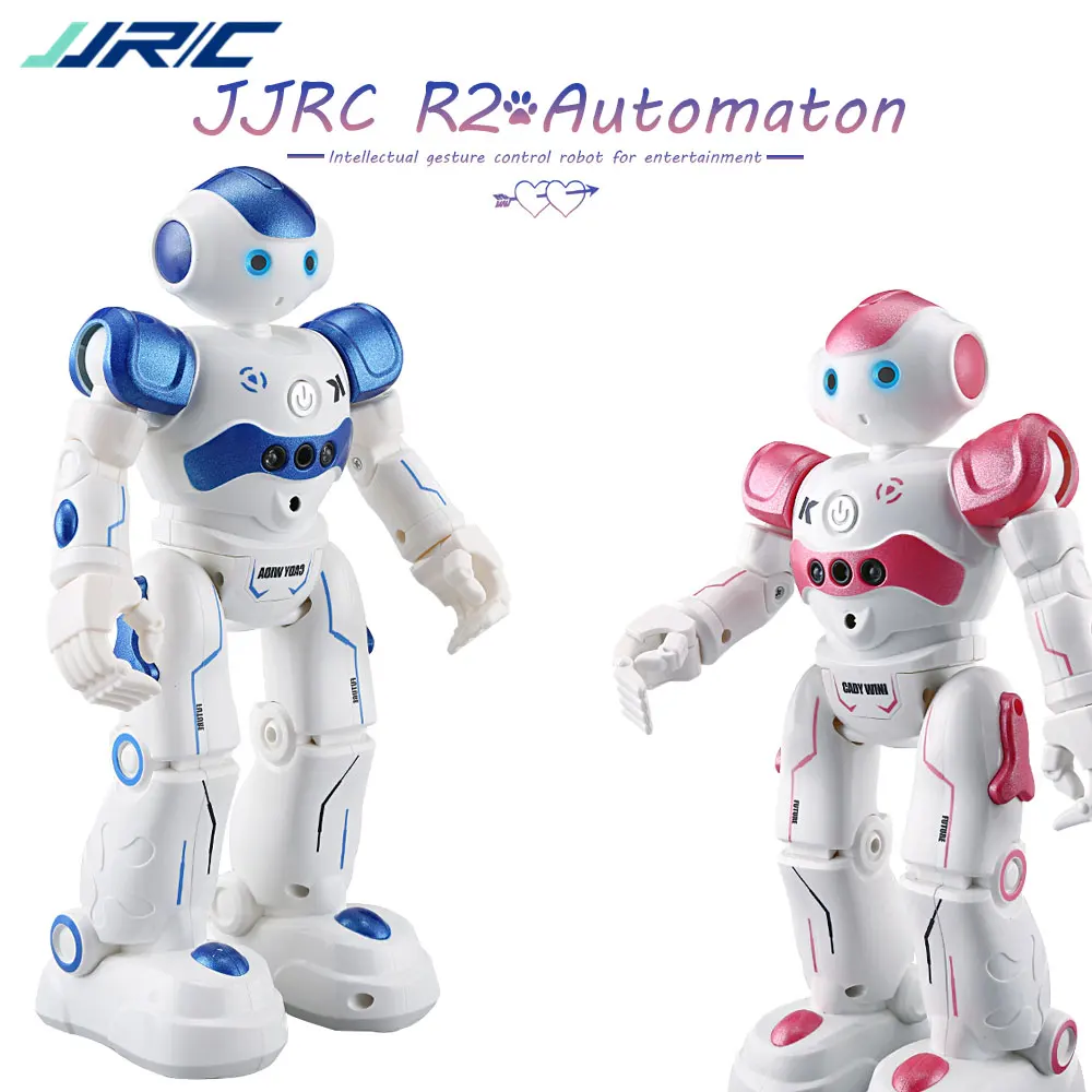 RC Robot Toy JJRC R2 2.4G Intelligent Programming Gesture Sensor Singing Dancing Display Candy Action Figure Robots for Kids|action figure|robot