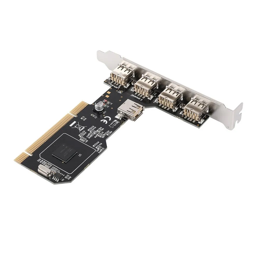 PCI-карта 480 Мбит/с 5 портов и 4 внешних порта | Компьютеры офис