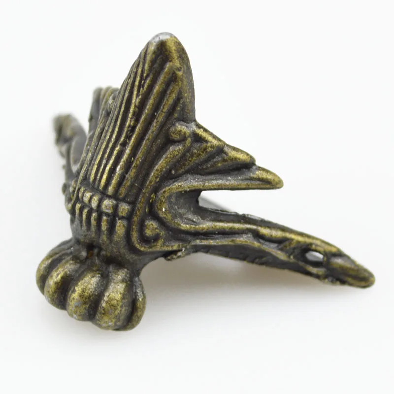 4X Античная латунная Подарочная коробка для ювелирных изделий из сплава цинка