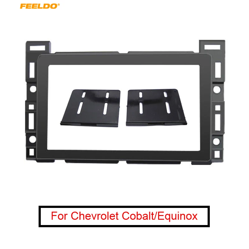 

FEELDO Car 2Din Radio DVD Fascia Frame For CHEVROLET Cobalt PONTIAC G5SATURN Aura Stereo Dash Mount Panel Frame Installation