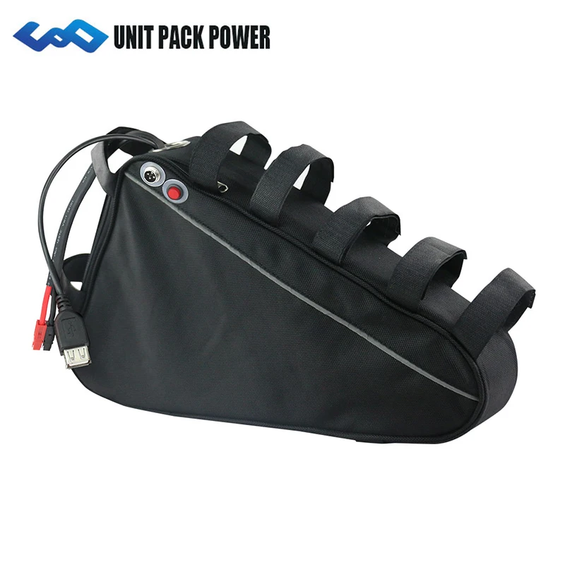 UPP 52V 20AH 1000W батарея для электрического велосипеда 52V 20AH треугольная батарея для электровелосипеда с бесплатной сумкой 30A BMS 54,6 V 4A быстрое зарядное устройство