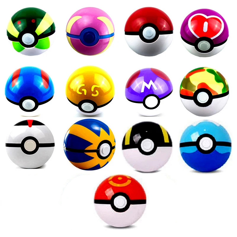 

13PCS/LOT GS Ultra Fast Park Dive Premier ball Master ball Complete Collections Ball Toy 7CM Surprise Egg Doll Toys For Children
