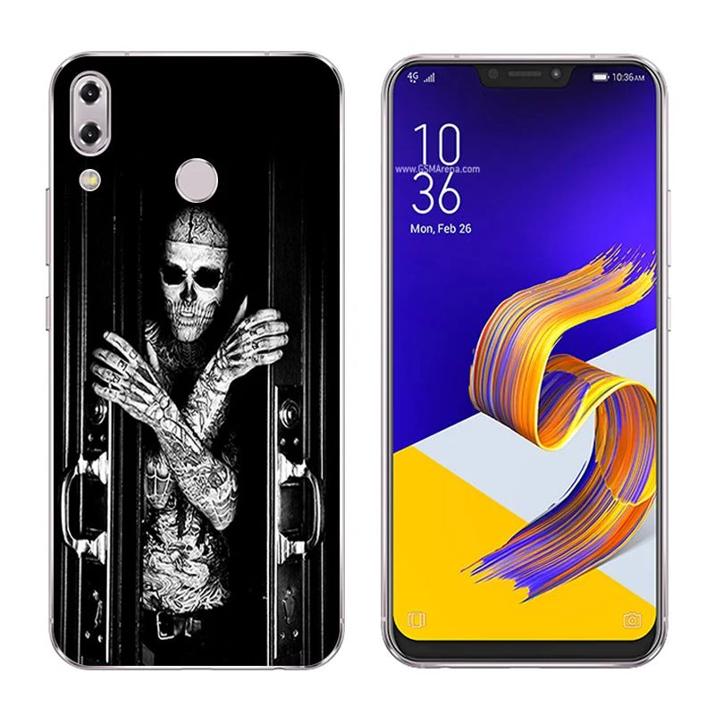 6.2 inch for Asus Zenfone 5z ZS620KL Phone Cases 5 ZE620KL Character Printing Soft Silicone TPU Back Cover |