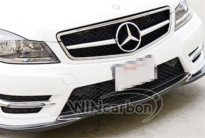 Передний спойлер для Mercedes Benz W204 c-класс спортивный бампер 2012