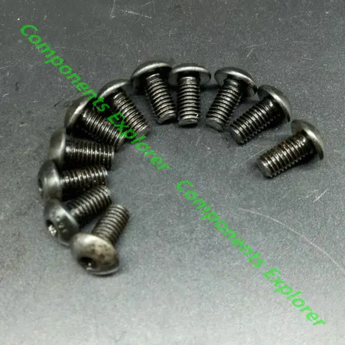 M5 * 10 Болты с головкой на кнопках для HyperCube Evolution 3D печатных деталей серебристого