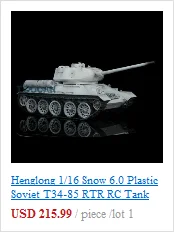 2,4G Henglong 1/16 зеленый 6,0 Пластик Ver советский T34-85 RTR радиоуправляемая модель танка 3909 TH12925