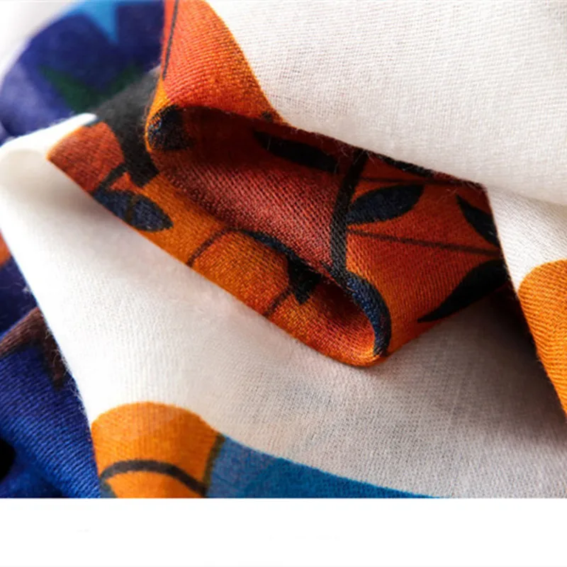 Шарф Desigual роскошная брендовая бандана шаль модный принт стиль 2018 женские