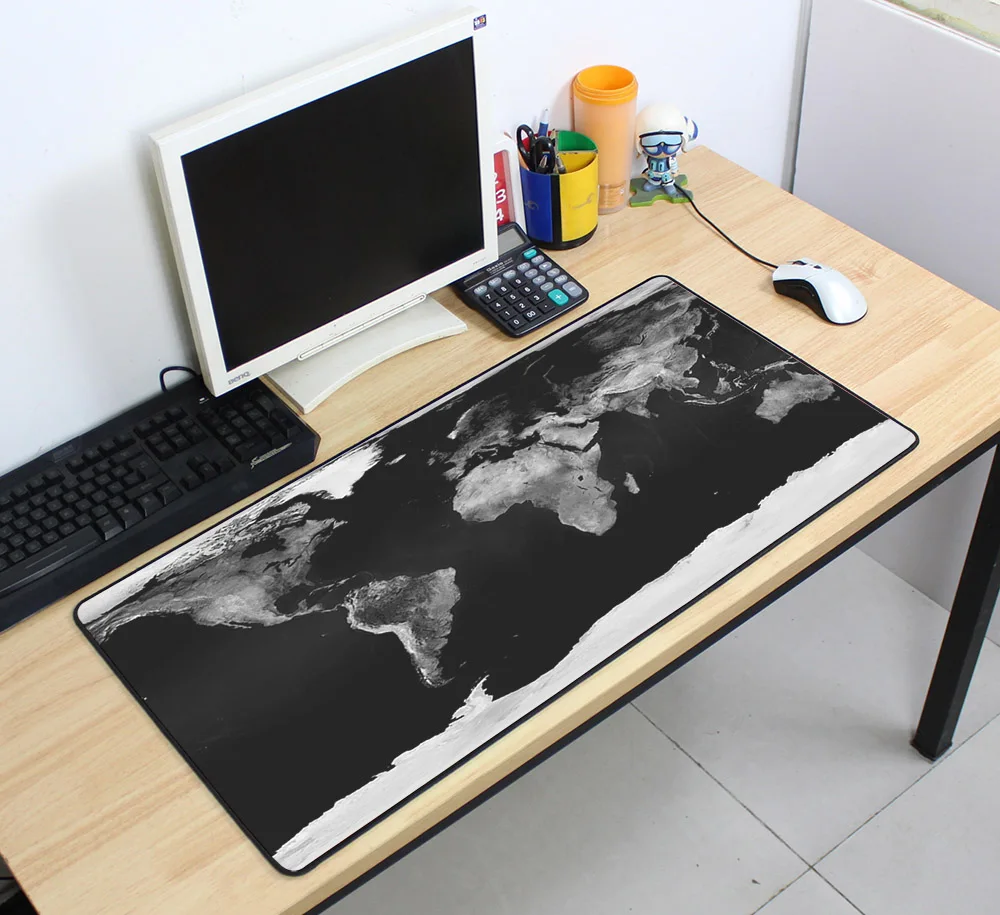 size 700x400x2mm Коврик для мыши с массовым рисунком, игровой коврик для мыши, Карта мира, 700x400x2 мм, DIY XL, большой коврик для мыши, геймер, с фиксацией края, офисные настольные коврики - Цвет: size 700x400x2mm