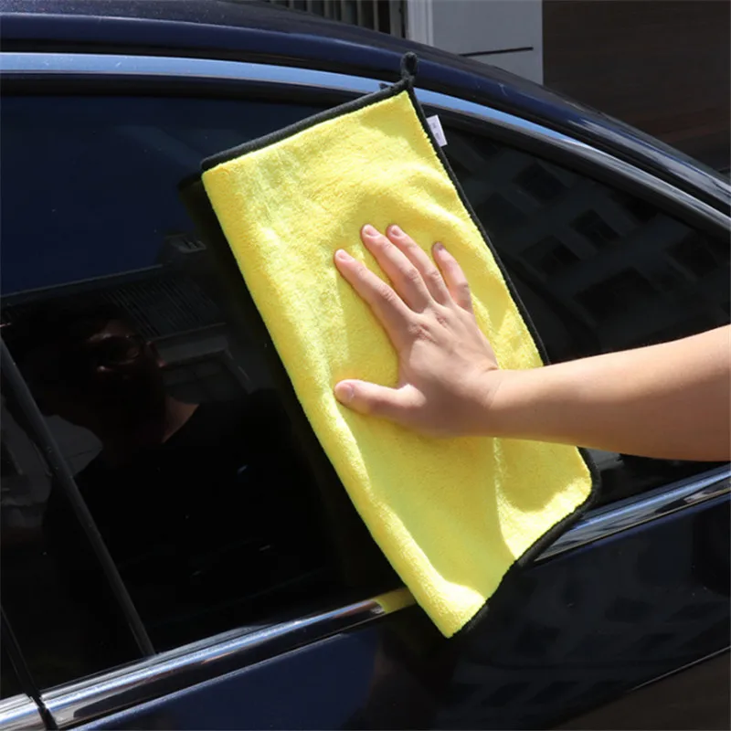 

30*30/38*45/30*60cm Car Wash Care Polishing Drying Washing Microfiber Towel Kitchen Superfine Fibre Cleaning Duster Cloth F493