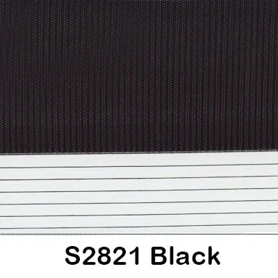 S2821 Black EWAY CASA зелёные шторы рулонные жалюзи жалюзи горизонтальные шторы рулонные шторы жалюзи Индивидуальные УФ-защита милдью радуга рулонные шторы Зебра слепой Sun Shadow тени жалюзи нет. S28 серии - Цвет: S2821 Black