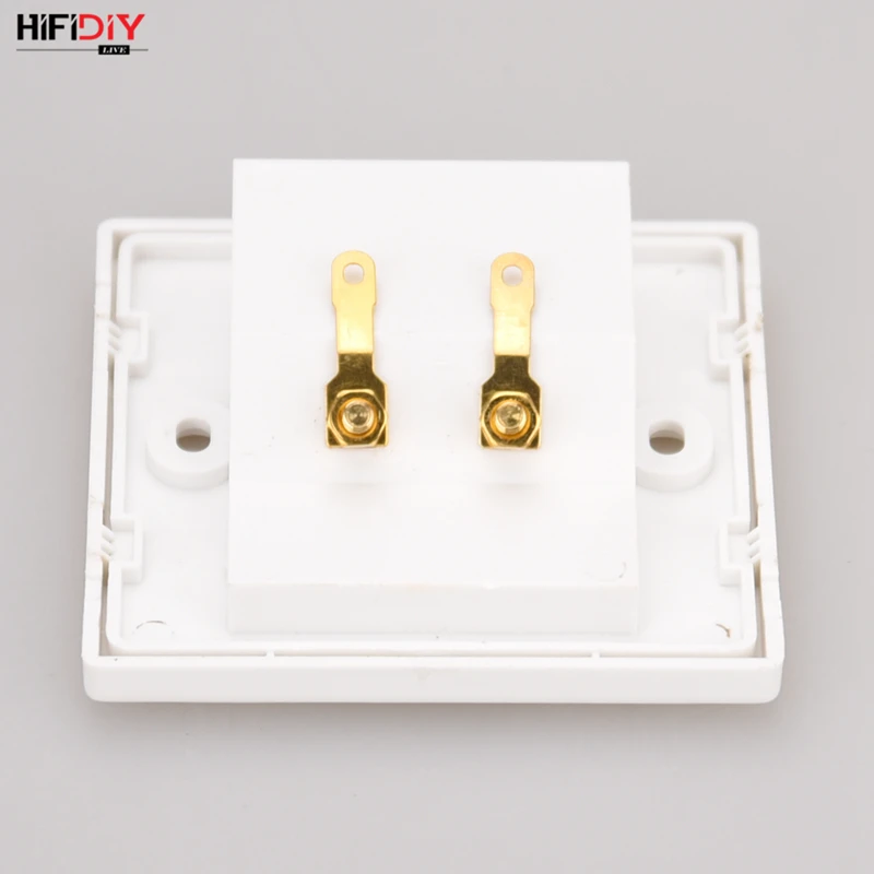 HIFIDIY LIVE wall Engineering динамик распределительная коробка клеммы акустические коробка в виде ракушки 2 Медь связывания PostWire Кабельный разъем 68*51