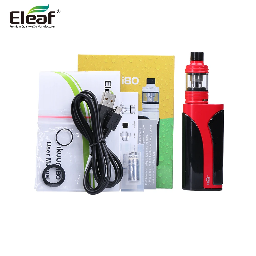 Набор электронных сигарет Eleaf IKuun I80 100% оригинал 80 Вт 4 5 мл атомайзер Melo