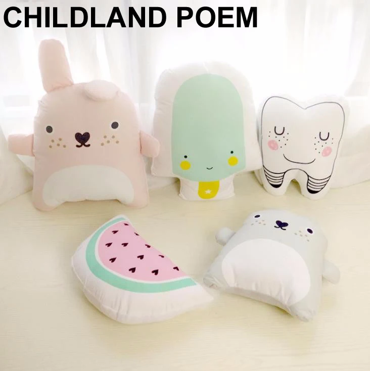Ребенок Мультфильм Подушку Дети Милые Образовательных Подушки Хлопок Детская