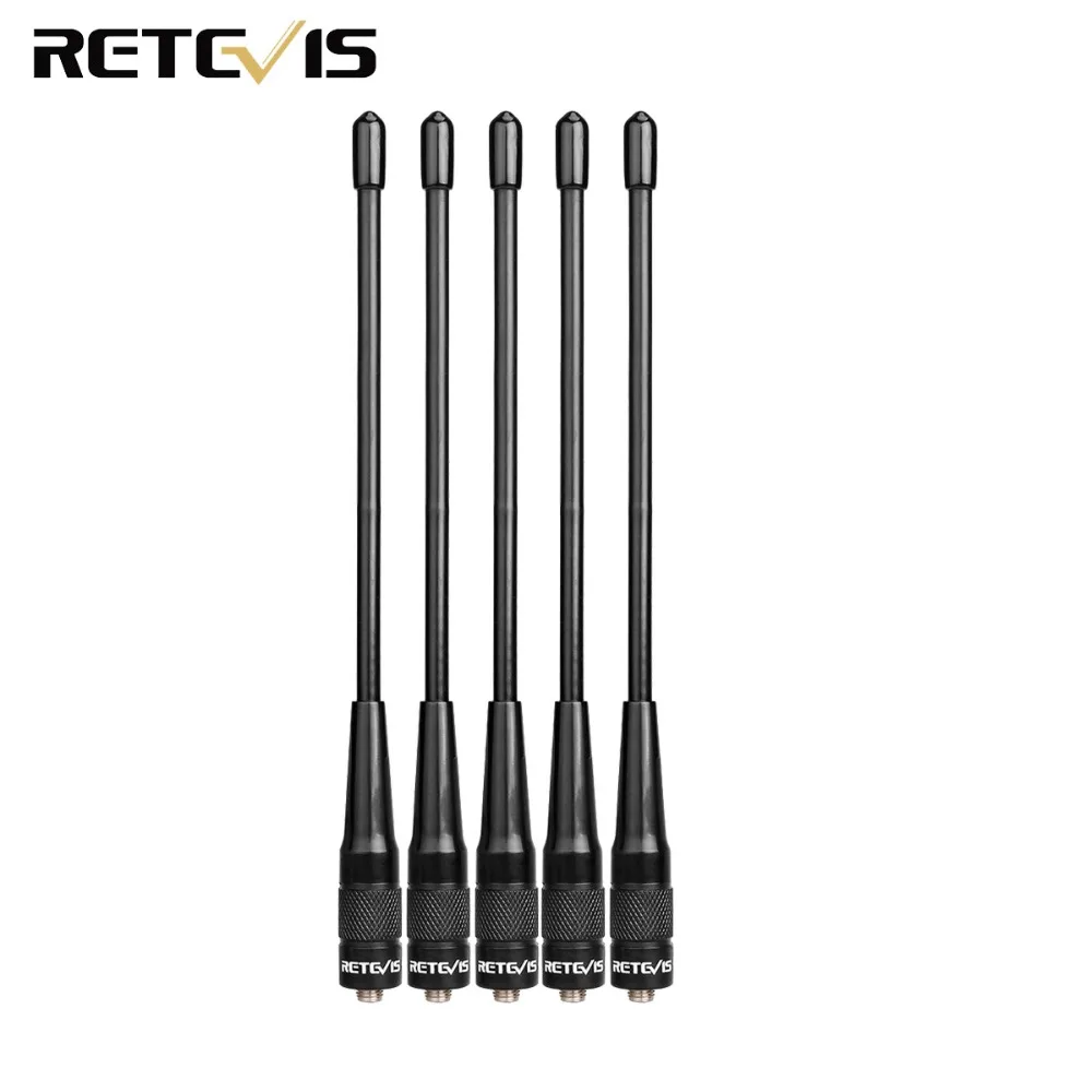 Рация Retevis H777 RT6 5 шт. двухдиапазонная антенна VHF/UHF для BAOFENG рация рации C9045A с