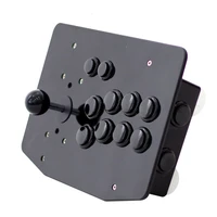 cdragon black panel buttons usb arcade joystick controller 8 directional buttons rocker wired for pc raspberry pi free shipping