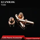 10 шт. инверторный плазменный резак DC аксессуарырасходные материалы для резки 60A TC60 пистолет для плазменной резкиэлектроды и наконечники для режуфонарь