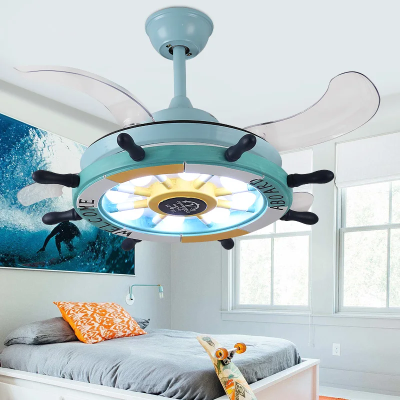 

Kids room ceiling fan with lights remote control for Children room Bedroom ventilador de techo 36 42 Inch Ceiling Fan With Light