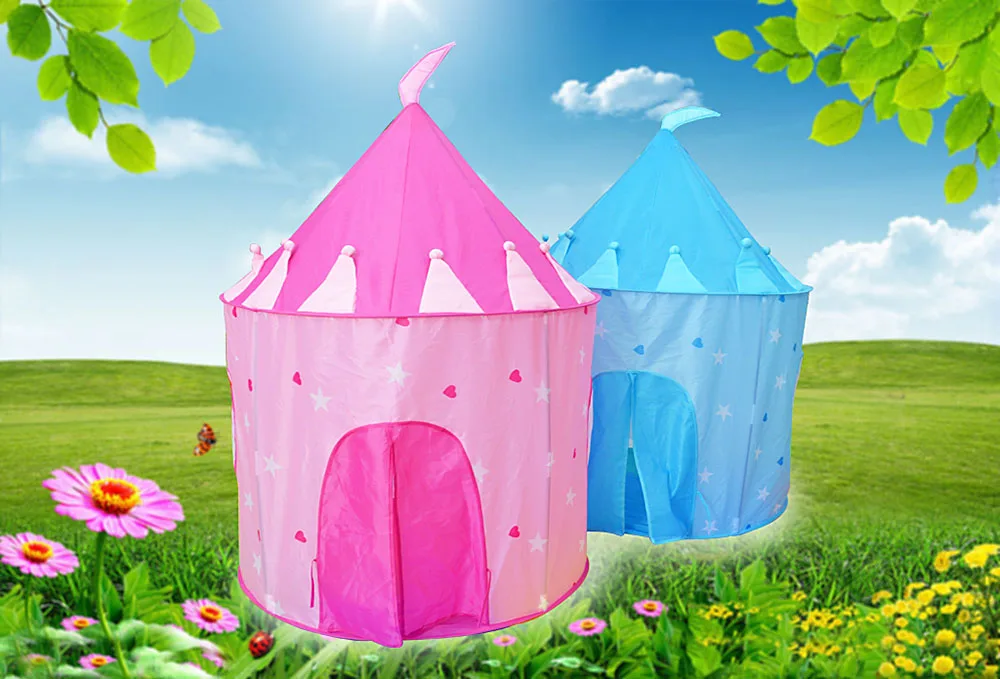 

Citygirl Cute Portable Girls & Boys Play Tent Children Castle Cubby Indoor Playhouse