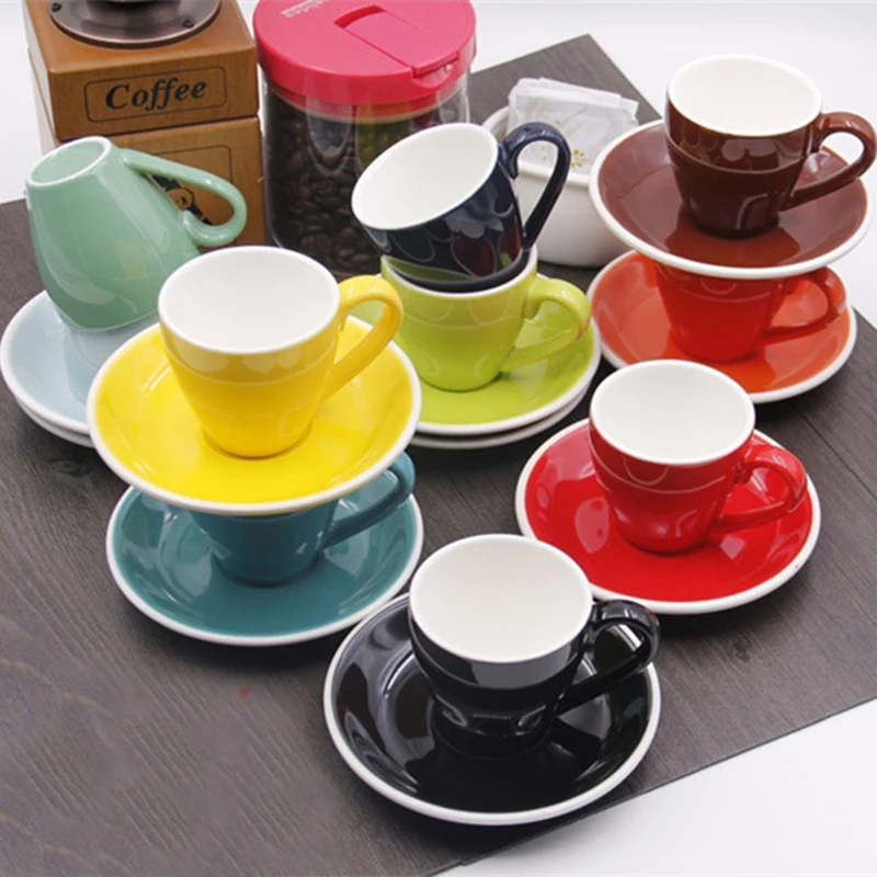 Керамический фарфоровый для эспрессо чашка кофе с блюдцем 80 мл|espresso coffee cup|coffee cupcup