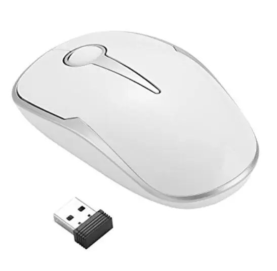 

2.4G Wireless Portable Mobile Mouse Optical Mice with USB Receiver, 3 Adjustable DPI Levels, 3 Buttons for Noteb