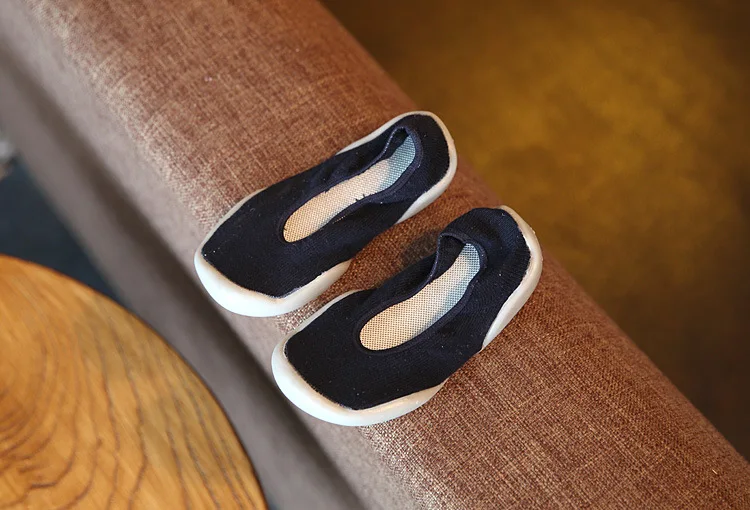 Новая модная летняя обувь для девочек chaussure трикотажная уличная дышащая домашняя