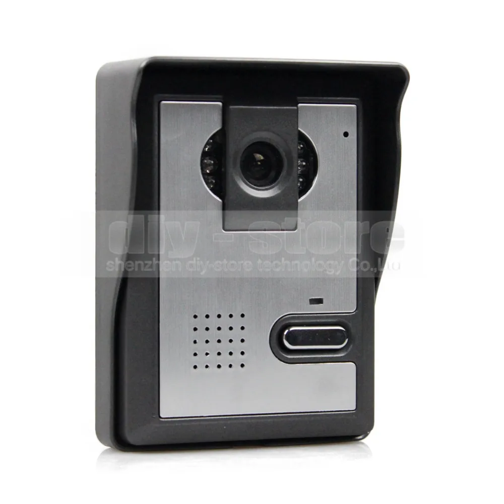 DIYSECUR Video Door Phone Doorbell Intercom System 600TVL IR Camera Monitor 7" TFT Color Display 1v2 | Безопасность и защита