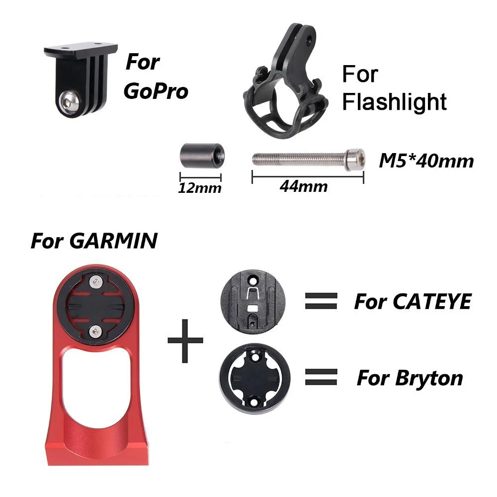 Bicycle Computer Mount Holder Handlebar Handle Rider Extension Adapter Support for GARMIN GPS Edge Gopro Accessories | Спорт и