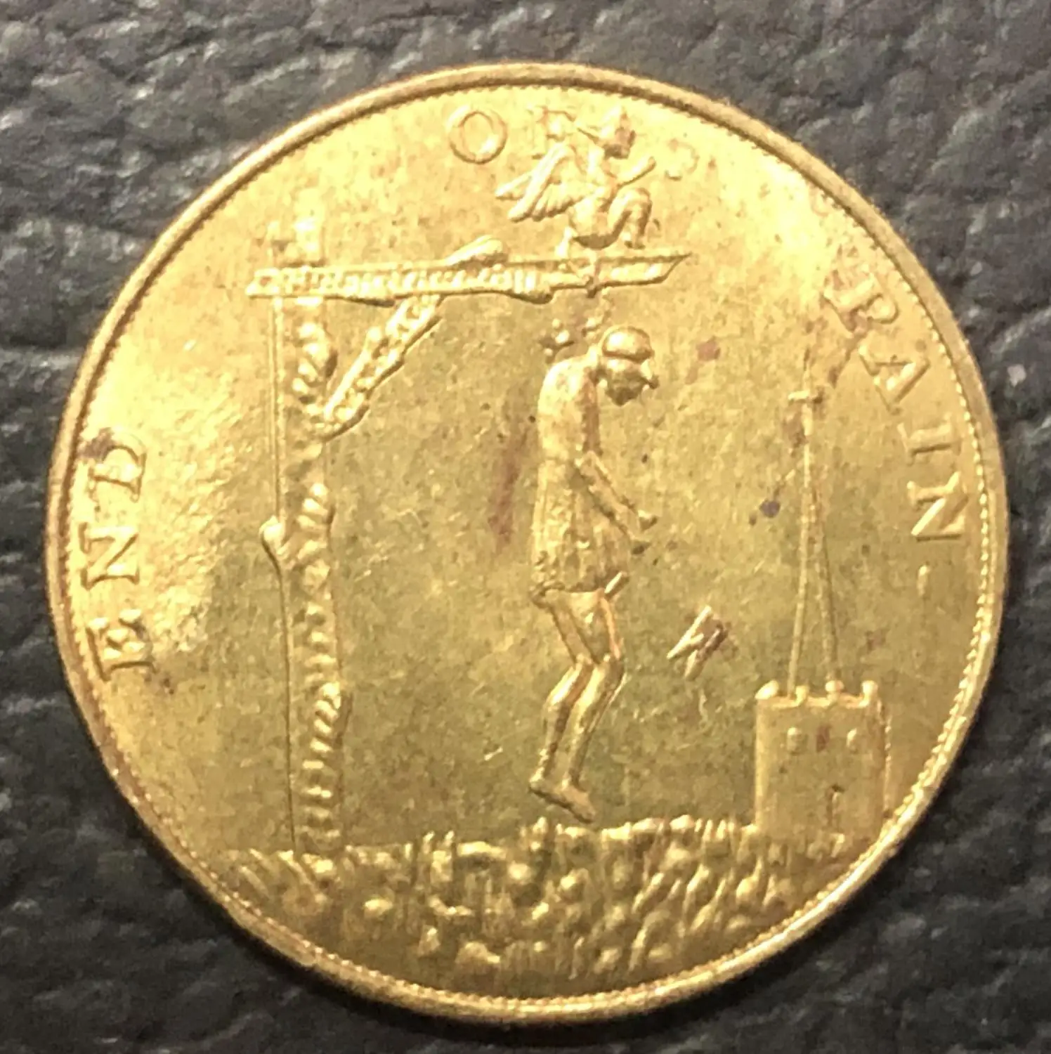 Коллекция 1800 года монета из меди в виде Токена против боли Великобритании|copper
