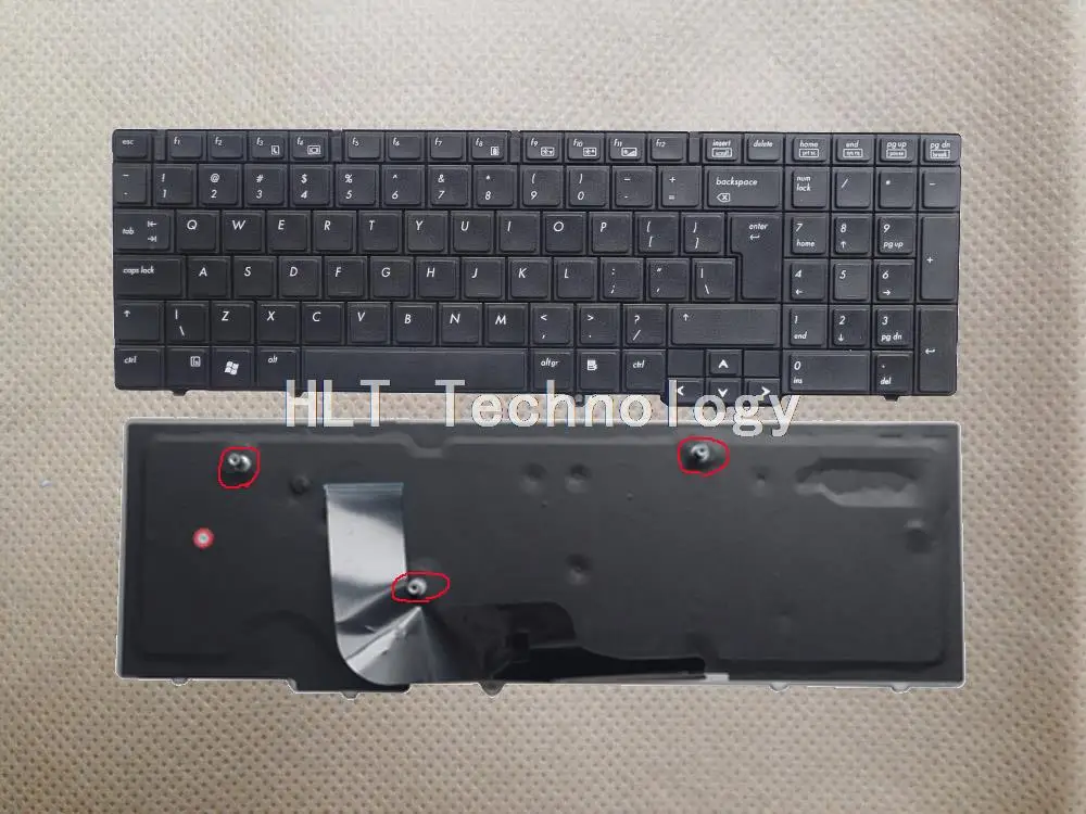 Оригинальная и новая черная клавиатура для ноутбука HP 8540 8540P Вт хорошая